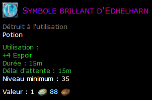 Symbole brillant d'Edhelharn