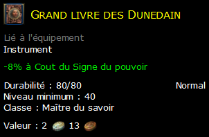 Grand livre des Dunedain