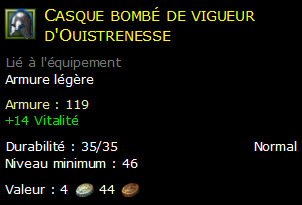 Casque bombé de vigueur d'Ouistrenesse