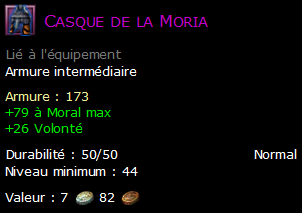 Casque de la Moria