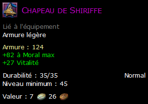 Chapeau de Shiriffe