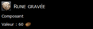 Rune gravée