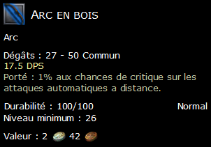 Arc en bois