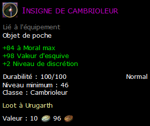 Insigne de cambrioleur