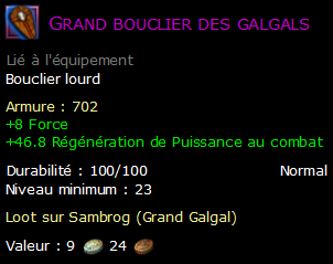 Grand bouclier des galgals