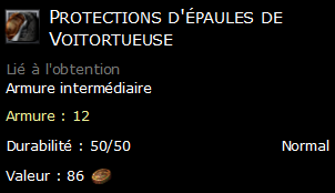 Protections d'épaules de Voitortueuse