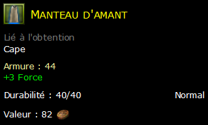 Manteau d'amant