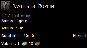 Jambes de Bophin