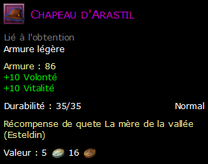 Chapeau d'Arastil