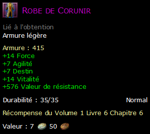 Robe de Corunir