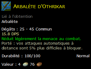 Arbalète d'Othrikar