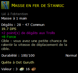 Masse en fer de Stanric