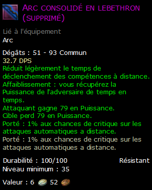 Arc consolidé en lebethron (supprimé)