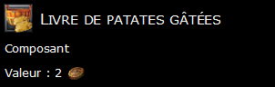 Livre de patates gâtées