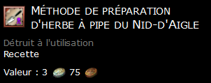 Méthode de préparation d'herbe à pipe du Nid-d'Aigle