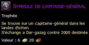 Symbole de capitaine-général