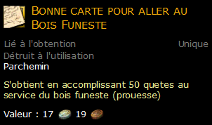 Bonne carte pour aller au Bois Funeste