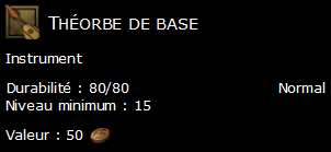 Théorbe de base