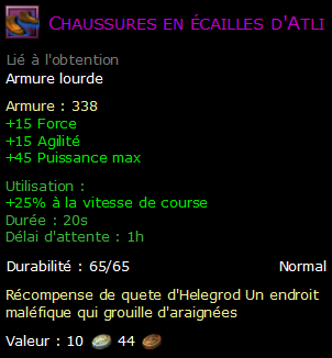 Chaussures en écailles d'Atli