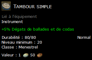 Tambour simple