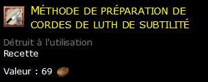 Méthode de préparation de cordes de luth de subtilité