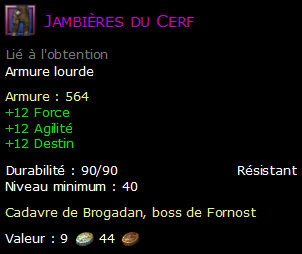 Jambières du Cerf