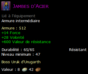 Jambes d'Acier