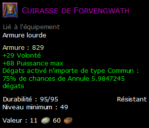 Cuirasse de Forvengwath