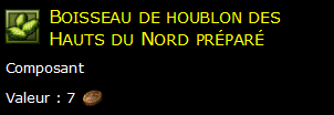 Boisseau de houblon des Hauts du Nord préparé