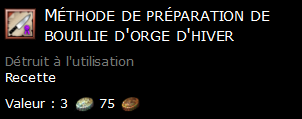 Méthode de préparation de bouillie d'orge d'hiver