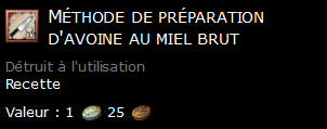 Méthode de préparation d'avoine au miel brut