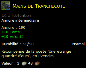 Mains de Tranchecôte