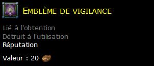 Emblème de vigilance