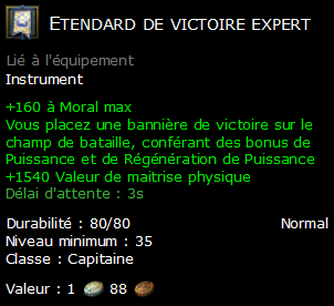 Etendard de victoire expert