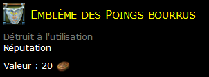 Emblème des Poings bourrus