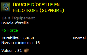 Boucle d'oreille en héliotrope (supprimé)