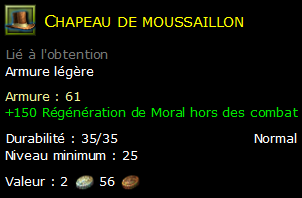 Chapeau de moussaillon