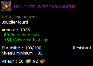 Bouclier d'escarmouche