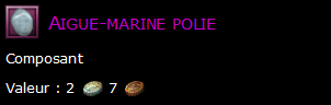 Aigue-marine polie