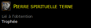 Pierre spirituelle terne