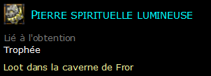 Pierre spirituelle lumineuse