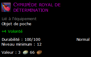 Cypripède royal de détermination