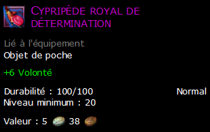 Cypripède royal de détermination