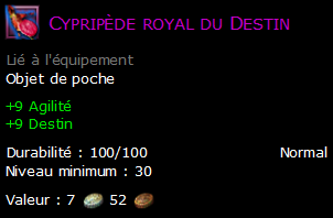 Cypripède royal du Destin