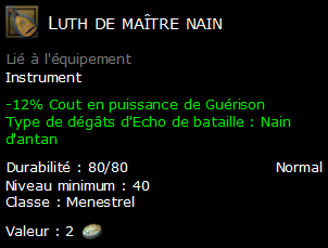 Luth de maître nain