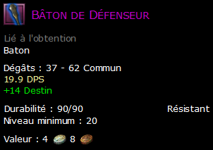 Bâton de Défenseur