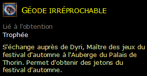 Géode irréprochable