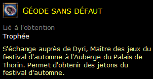 Géode sans défaut