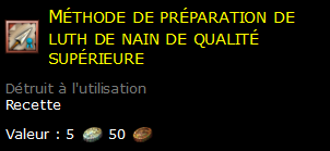 Méthode de préparation de luth de nain de qualité supérieure