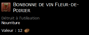 Bonbonne de vin Fleur-de-Poirier